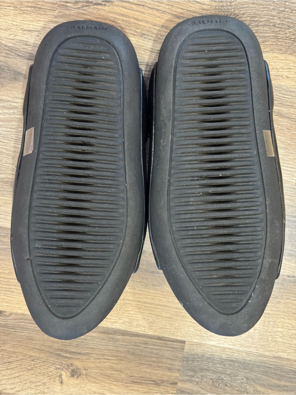 Balmain Black Quilted Slip-On Loafers - Picture 9 of 9